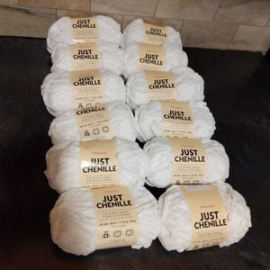 12 SKEINS PREMIER YARN JUST CHENILLE CHUNKY YARN BUNDLE